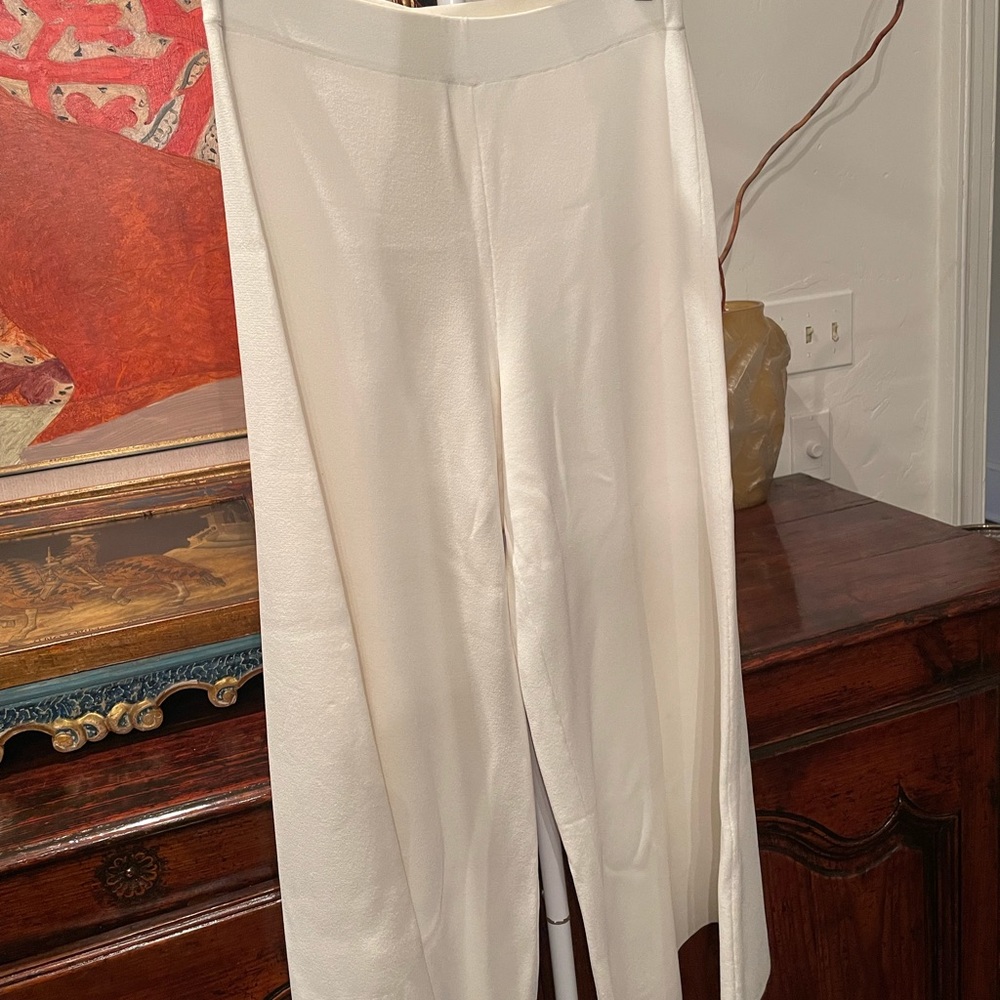 EUC Theory white stretch dress pants size small